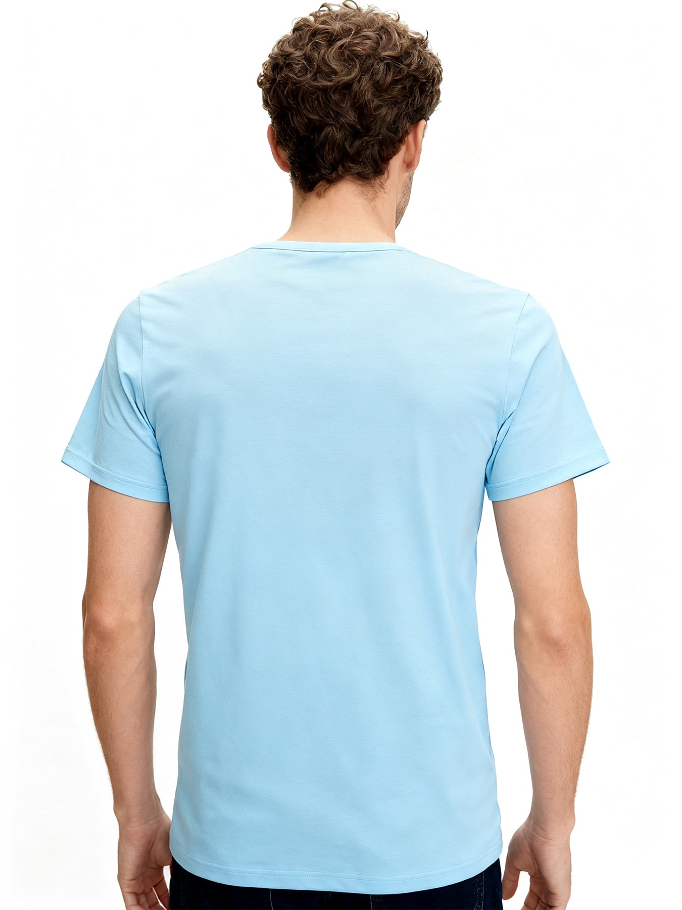 T-shirt ajusté 180gsm en coton stretch (Unisexe – Toutes saisons)